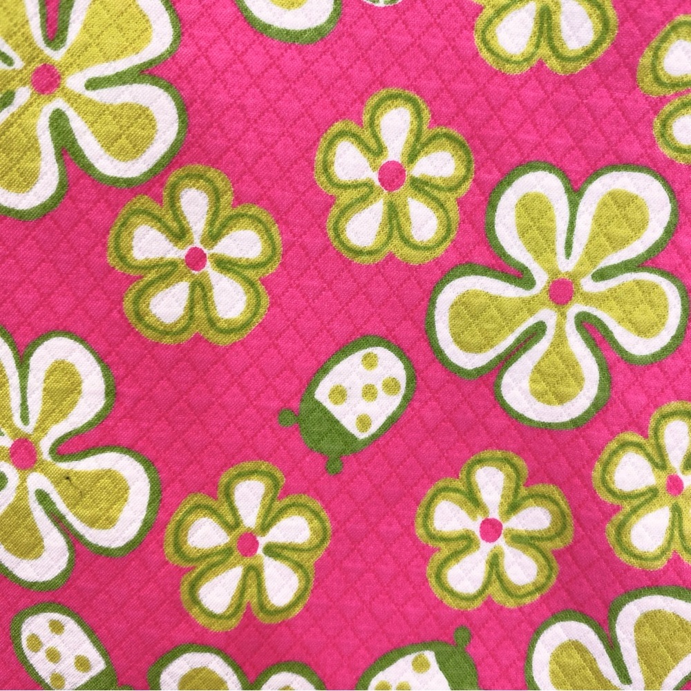 Lilly Pulitzer Rare Pink Green Dune Buggy Mini Skirt Size 4 Barbiecore Stretch - Picture 4 of 8